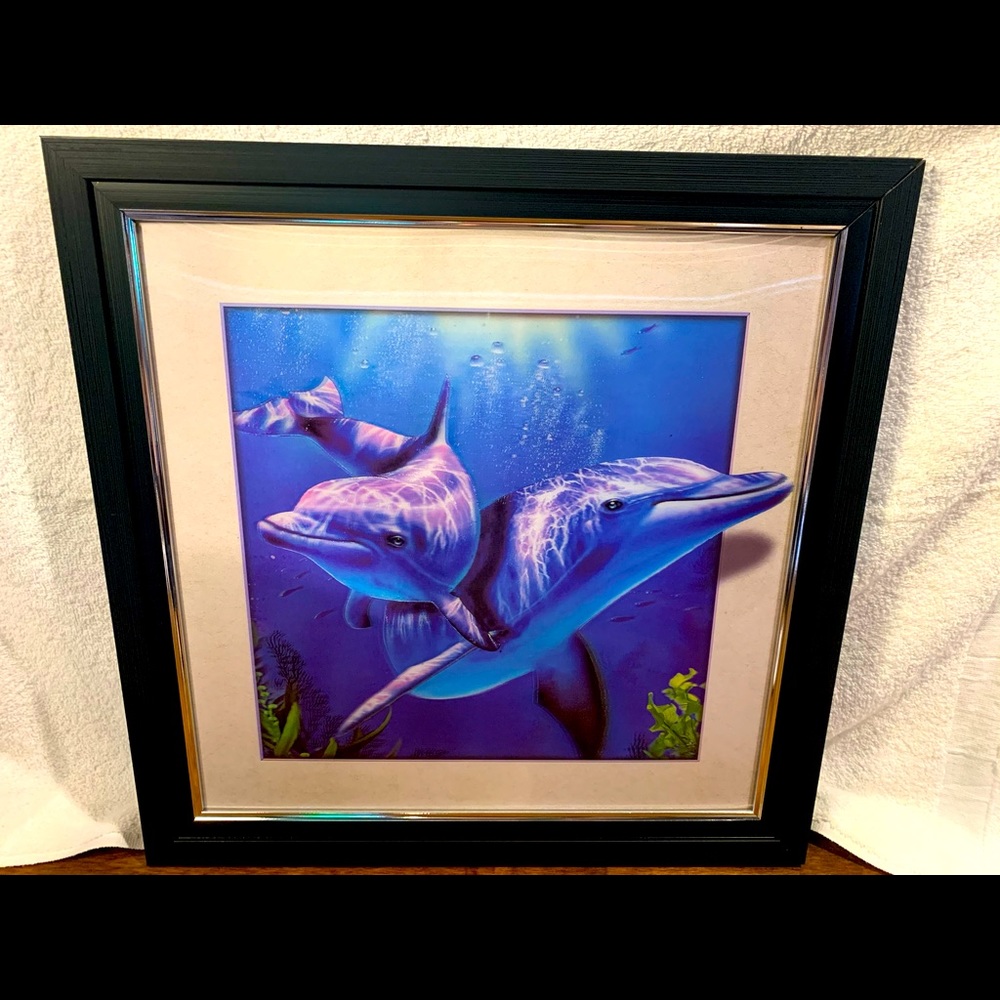 Framed 5D lenticular picture